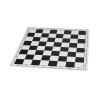 Jeu d'échecs pliable en plastique blanc/noir 43 cm pièces STAUNTON n°4 économiques feutrées