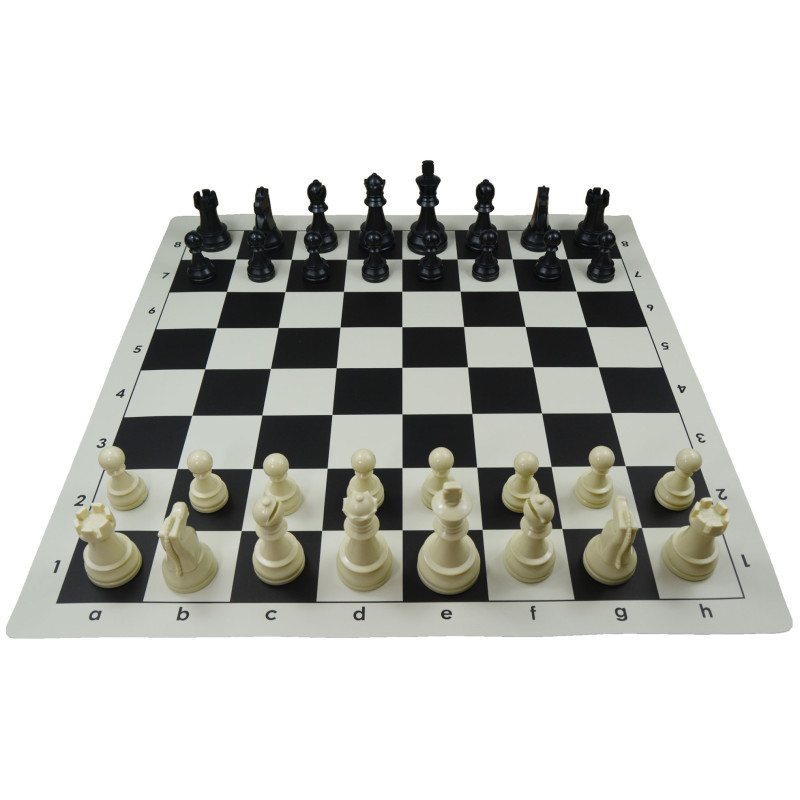 Jeu D'échecs En Marbre Fait Main - Échiquier 38 Cm, 34 Pièces Noir Et Blanc, Boîte De Rangement, Idée Cadeau élégante