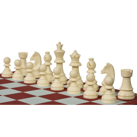 32 Pièces échecs en plastique Roi 6,4cm