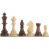 Jeu d'échecs bois sycomore/acajou pièces STAUNTON n°6 schima - numéroté taille 6