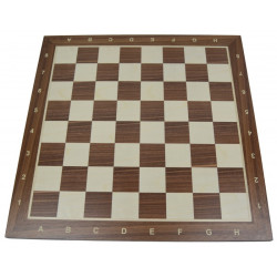 Jeu d'échecs bois noyer pièces STAUNTON style allemand ébonisées acacia/buis - numéroté taille 5