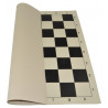 Jeu d'échecs en vinyle blanc/noir 51 cm pièces Club STAUNTON n°6 économiques feutrées
