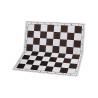 Jeu d'échecs pliable en plastique blanc/marron 51 cm pièces Club STAUNTON n°6 économiques feutrées