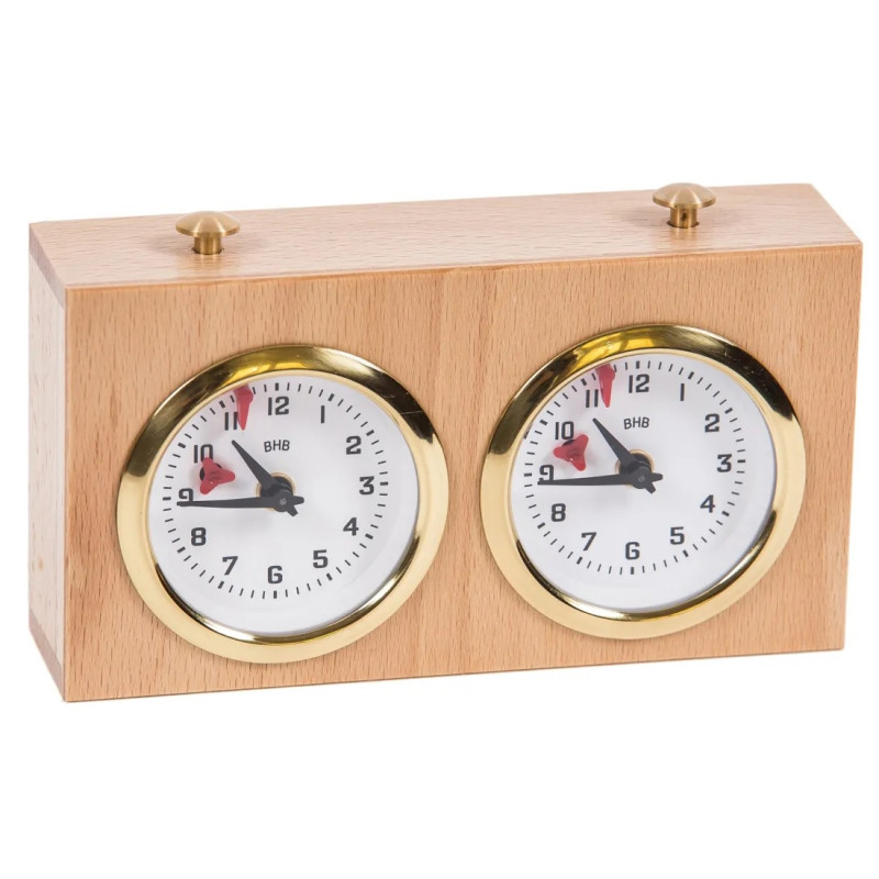 Pendule mécanique BHB bois naturel - petite