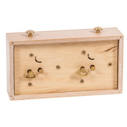 Pendule mécanique BHB bois naturel - petite