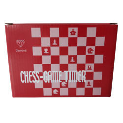 Pendule échecs quartz analogique DT02 noire