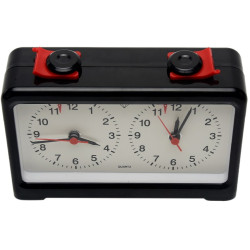 Pendule échecs quartz analogique DT02 noire