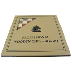 Jeu d'échecs bois sycomore/acajou pièces STAUNTON n°4 charme 85mm - taille 4