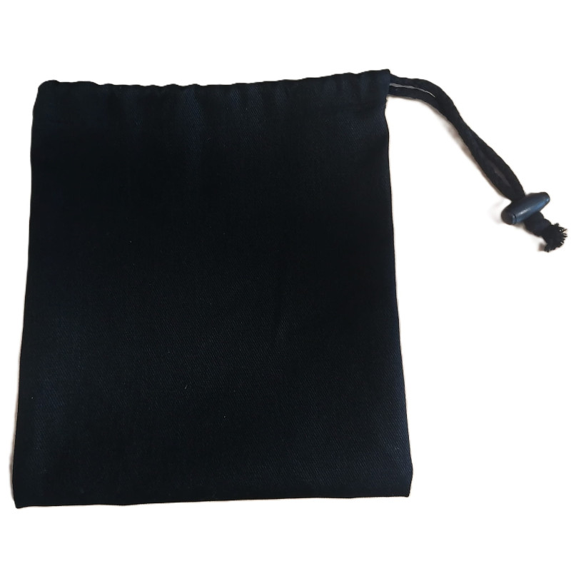 Sac de rangement en tissu épais pour pièces d'échecs - 23 x 21 cm