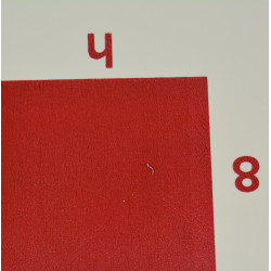 Échiquier enroulable en vinyle 51cm blanc/rouge (avec défaut)