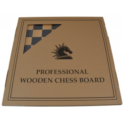 Jeu d'échecs bois acajou noir pièces STAUNTON ébonisées charme - taille 5