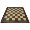Jeu d'échecs bois noyer bordure noire pièces STAUNTON style classique acacia/buis - taille 5
