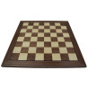 Jeu d'échecs bois noyer bordure noire pièces STAUNTON style allemand ébonisées acacia/buis - taille 5