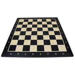 Jeu d'échecs bois acajou noir pièces STAUNTON ébonisées charme - numéroté taille 5