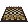 Jeu d'échecs bois wengé pièces STAUNTON style allemand acacia/buis - taille 5