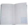 Carnet de notation vert 100 parties d'échecs