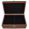 Boîte en bois sapele premium pour pièces d'échecs STAUNTON n°7