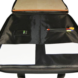 Sac de transport noir pour échiquier bois - 57 cm