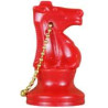 Porte-clés cavalier plastique rouge