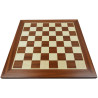 Jeu d'échecs bois sycomore/acajou pièces STAUNTON style allemand schima 76 mm - taille 4