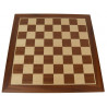 Jeu d'échecs bois sycomore/acajou pièces STAUNTON style allemand schima 76 mm - taille 4+