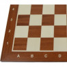 Jeu d'échecs bois sycomore/acajou pièces STAUNTON style allemand schima 76 mm - numéroté taille 4+