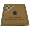 Jeu d'échecs bois noyer pièces STAUNTON style allemand schima 76 mm - numéroté taille 4+