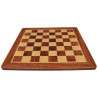 Jeu d'échecs bois padouk coins arrondis pièces STAUNTON n°4 schima wallichii - taille 4