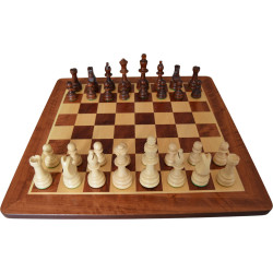 Jeu d'échecs bois padouk...