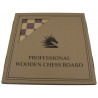 Jeu d'échecs bois sycomore/acajou pièces STAUNTON style classique acacia/buis - numéroté taille 4