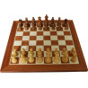 Jeu d'échecs bois sycomore/acajou pièces STAUNTON style classique acacia/buis - taille 4