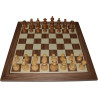 Jeu d'échecs bois noyer pièces STAUNTON style classique acacia/buis - taille 4