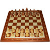 Jeu d'échecs bois sycomore/acajou pièces STAUNTON style Français acacia/buis - numéroté taille 4
