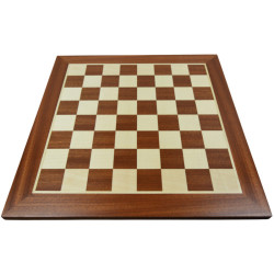 Jeu d'échecs bois sycomore/acajou pièces STAUNTON style Français acacia/buis - taille 4