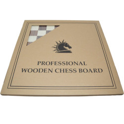 Jeu d'échecs bois noyer bordure noire pièces STAUNTON style allemand schima 97 mm - numéroté taille 5+