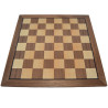 Jeu d'échecs bois noyer bordure noire pièces STAUNTON style allemand schima 97 mm - taille 5+