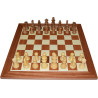 Jeu d'échecs bois sycomore/acajou pièces STAUNTON style Français acacia/buis - taille 4
