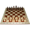 Jeu d'échecs bois sycomore/acajou bord clair pièces STAUNTON schima wallichi - numéroté taille 5