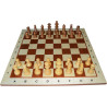 Jeu d'échecs bois sycomore/acajou bord clair pièces STAUNTON style allemand acacia/buis - numéroté taille 5