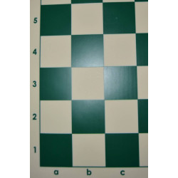 Échiquier enroulable en silicone 51cm blanc/vert (avec défauts)