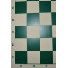 Échiquier enroulable en silicone 51cm blanc/vert (avec défauts)