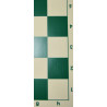 Échiquier enroulable en silicone 51cm blanc/vert (avec défauts)