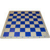 Échiquier enroulable en silicone 51cm blanc/bleu (avec défaut)
