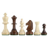 Jeu d'échecs bois sycomore/acajou bord clair pièces STAUNTON n°5 charme 92mm - numéroté taille 5