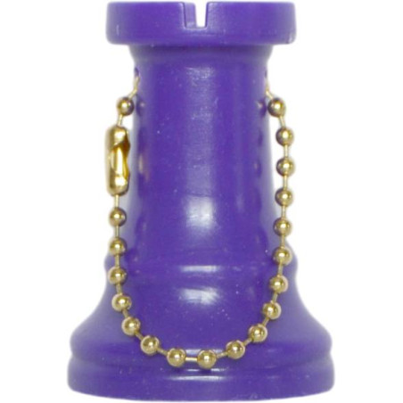 Porte-clés tour plastique violet