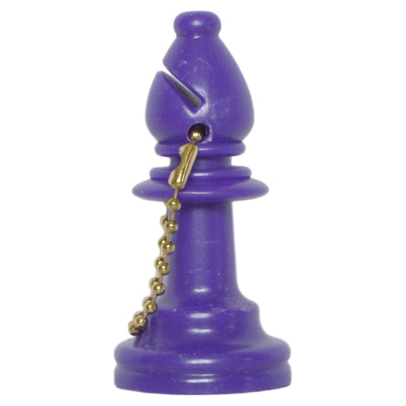 Porte-clés fou plastique violet