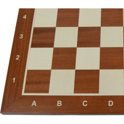 Jeu d'échecs bois sycomore/acajou pièces STAUNTON style Français acacia/buis - numéroté taille 6