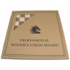 Jeu d'échecs bois sycomore/acajou pièces STAUNTON style Français acacia/buis - numéroté taille 6