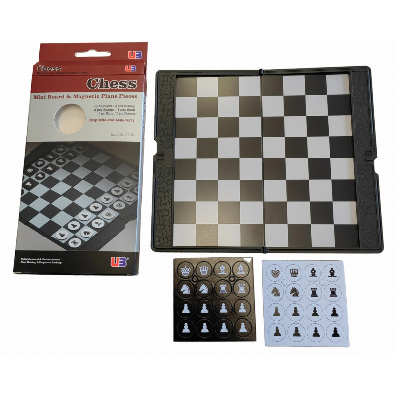 Jeu d'échecs de poche magnétique - 20cm