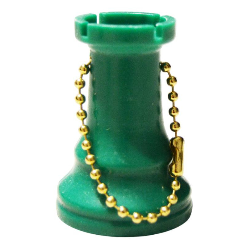 Porte-clés tour plastique vert